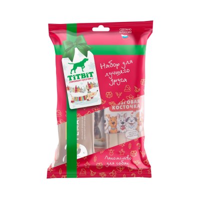 Лакомство для собак TITBIT Подарочный набор (Новогодняя коллекция) 280г
