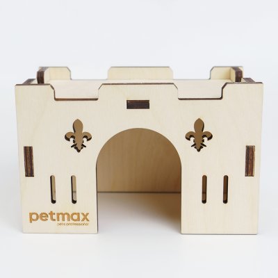 Petmax Домик-крепость для грызунов, 15,5х10х9 см