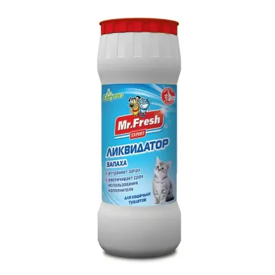 Mr. Fresh Ликвидатор запаха для кошачьих туалетов, 500 гр.
