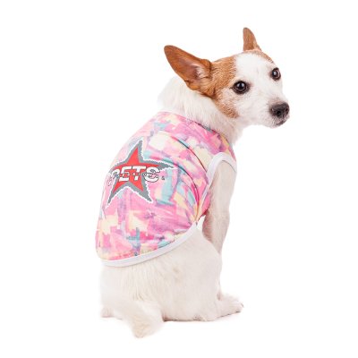 Petmax Футболка для собак L розовый (унисекс)