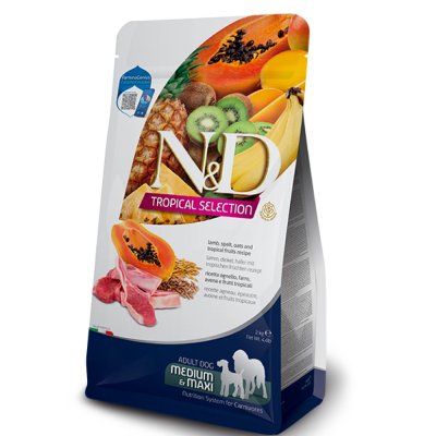 Farmina N&D Tropical Selection Сухой корм для собак средних и крупных пород, ягненок, 10 кг