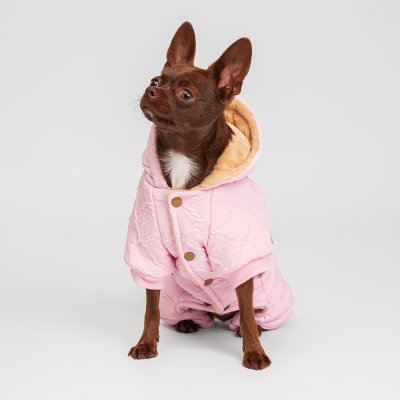 RURRI Комбинезон для собак, M, розовый (девочка)