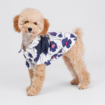 Petmax Футболка с синими цветами для собак и кошек, XS