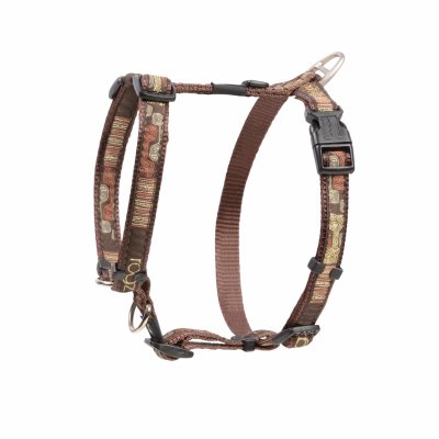 Ошейники, шлейки Rogz Шлейка для собак Fancy dress, "Кофейные косточки" (ЮАР) (S)