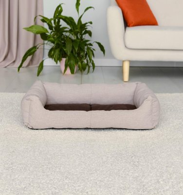 Лежаки Yami Yami лежаки Лежак прямоугольный пухлый, бежевый (S)