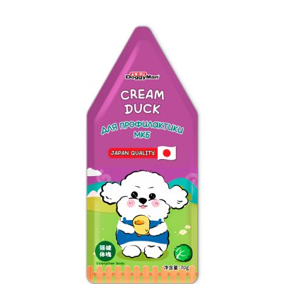 DOGGYMAN Лакомство крем-мусс для профилактики МКБ у собак, Утка с овощами, 70 гр.