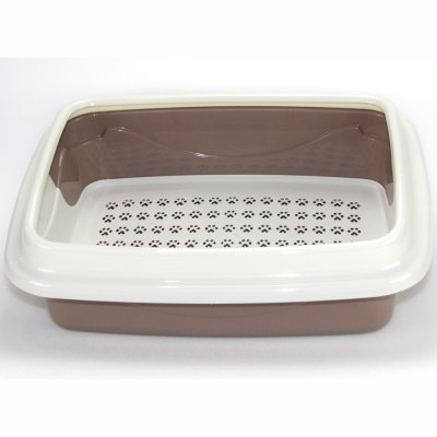 Dogman Туалет средний для кошек Триплекс, 34х44х15 см, светлое дерево