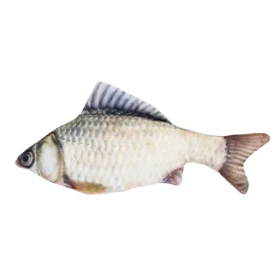 RURRI Игрушка для кошек Рыба с кошачьей мятой 21 см