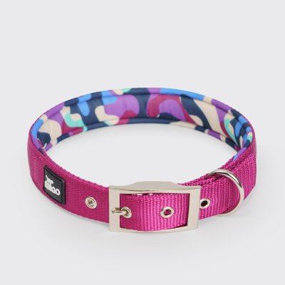 Rungo Ошейник для собак Soft Classic, L, обхват шеи 47-55 см, ширина 3 см, орхидея