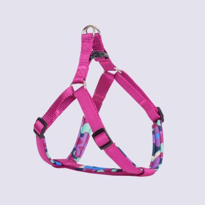 Rungo Шлейка для собак Step-in Soft, обхват груди 66-73 см, ширина ремешка 2 см, орхидея