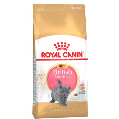 Royal Canin British Shorthair Kitten Сухой корм для британских короткошерстных котят в возрасте до 12 месяцев, 10 кг
