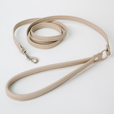 Аркон Поводок с круглой ручкой для собак до 6 кг Candy, бежевый