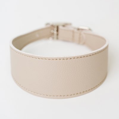 Аркон Ошейник-селедка для собак Candy, М, обхват шеи 32,5-38 см, бежевый