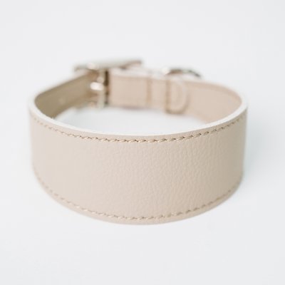 Аркон Ошейник-селедка для собак Candy, XS, обхват шеи 25,5-29 см, бежевый