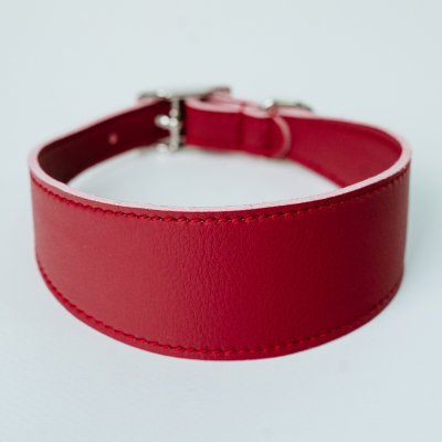 Аркон Ошейник-селедка для собак Candy, М, обхват шеи 32,5-38 см, бордовый