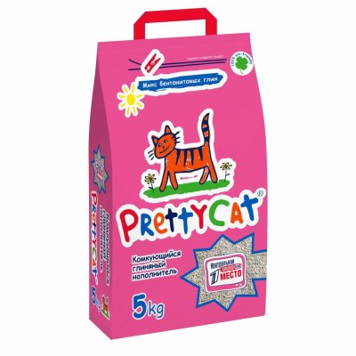 Наполнители PrettyCat Комкующийся наполнитель (10 кг)