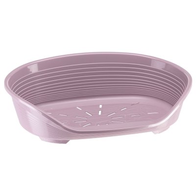 Лежак для собак FERPLAST Siesta Deluxe 6, пластиковый, светло-сиреневый, 70,5х52хh 23,5см