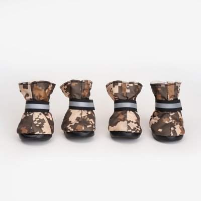 Petmax Ботинки на липучках для собак, XL, зеленый (унисекс)