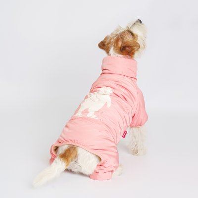 Petmax Комбинезон с медведем для собак, XL, терракотовый (девочка)