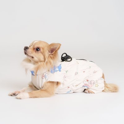 Petmax Комбинезон на замке для собак, M, светлый (девочка)