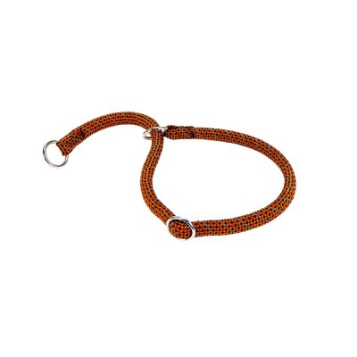 Ошейник-полуудавка для собак FERPLAST Sport Reflex CS13/50 нейлон.шнур 13мм, светоотр.,оранж.с чёрн.