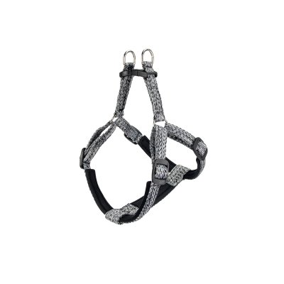 Шлейка для собак FERPLAST Greener Soft P M эконейлон, с мягкой подкладкой, серая