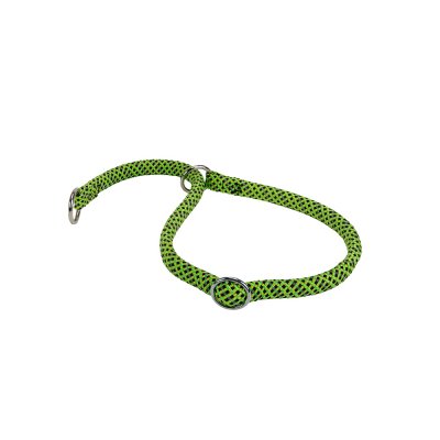 Ошейник-полуудавка для собак FERPLAST Sport Reflex CS13/70 нейлон.шнур 13мм, светоотр.,зелён.с чёрн.