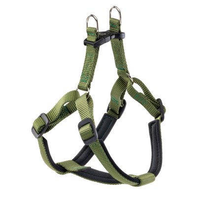 Шлейка для собак FERPLAST Daytona M с мягкой подкладкой, тёмно-зелёная