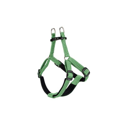 Шлейка для собак FERPLAST Greener Soft P M эконейлон, с мягкой подкладкой, зелёная