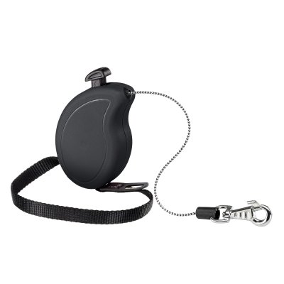 Поводок-рулетка для собак FERPLAST Ferplast Flippy One Mini компакт. 9х6х3см 128г, чёрн.,3м (до 8кг)