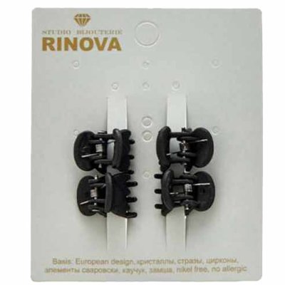 RINOVA Краб для собачьих волос, малый, черный, 4 шт на бирке