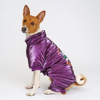 Petmax Комбинезон для собак, S, сиреневый (девочка)