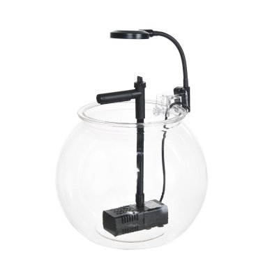 Naribo Аквариум-шар пластиковый с фильтром и оборудованием для рыбки петушка A-100, 4 л