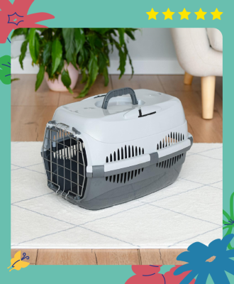 Переноски Yami Yami транспортировка Переноска для животных "Спутник", серый (33х49х32 см)