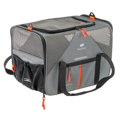 Сумка-переноска для собак и кошек FERPLAST Voyager 350 полиэстр, серая