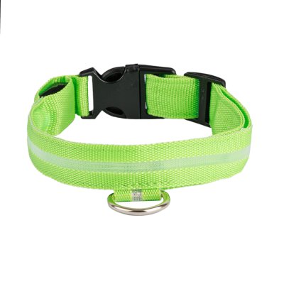 Petmax Ошейник светящийся для собак Led, объем шеи 42-56 см, ширина ошейника 2,5 см, цвет в ассортименте