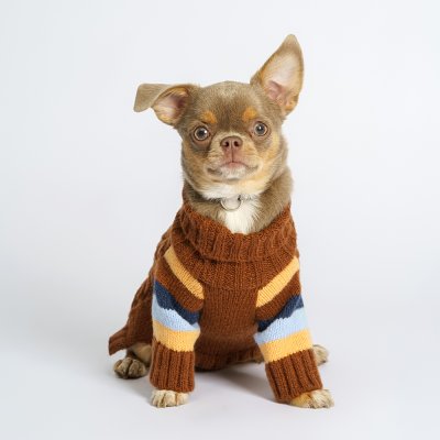 Petmax Свитер для кошек и собак, S, коричневый