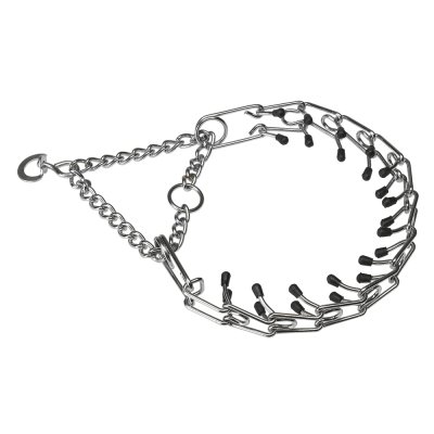 Ferplast Ошейник для собак строгий Chrome, обхват шеи 62 см, ширина 2 см, серебряный