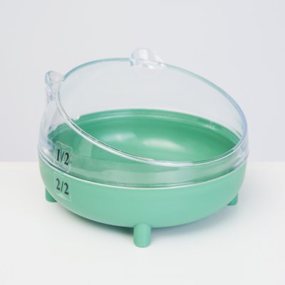 Petmax Купалка пластиковая для грызунов, 14х14х13 см, зеленая