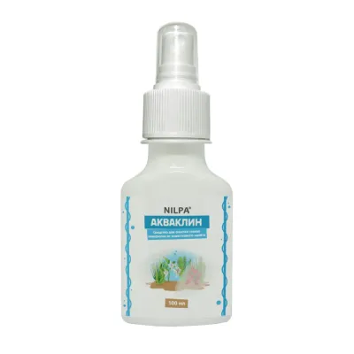 НИЛПА Акваклин Средство для очистки стекол аквариума от известкового налета, 100 мл