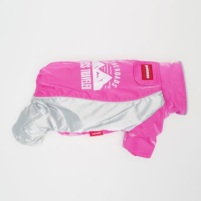 Petmax Комбинезон со светоотражающей полосой для собак, 2XL, розовый (девочка)