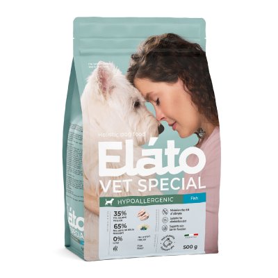 Корм для собак Elato Holistic Vet Special Hypoallergenic рыба сух. 500г