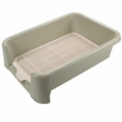 Туалет и средства приучения Triol Туалет для собак (сетка в комплекте), оливковый (1.25 кг)