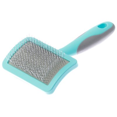 Пуходёрка для животных DeLIGHT Aqua пластик с каплей малая