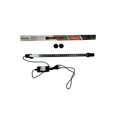 Naribo Погружной светильник с переключателем для террариумов и аквариумов, 43х2,1х1,1 см