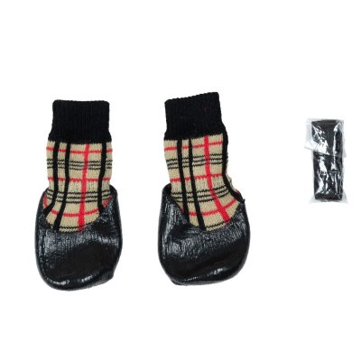 RURRI Носки с прорезиненной подошвой для собак XL черный (унисекс)
