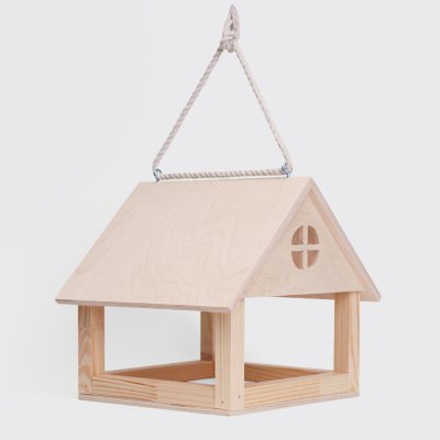 Petmax Кормушка для птиц Домик, 23х24х22 см