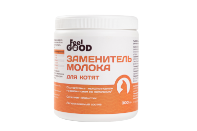 Сухие корма FeelGOOD Заменитель молока (молочная смесь) для котят (300 г)
