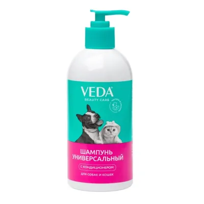 Veda Универсальный шампунь для собак и кошек, 500 мл