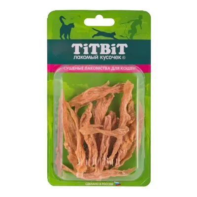 TiTBiT Лакомство Филе куриное соломка для кошек